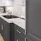 Richelieu Avellino Collection 22 5/8 in (576 mm) Center-to-Center Brushed Nickel Contemporary Cabinet Pull BP527576195 - alternate 4