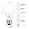 E Energetic Lighting A19 LED Light Bulb 60-Watt Equivalent 8W Dimmable E26,3000K, 24PK YGA03C70-8W-830-24P - alternate 2