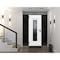 Vdomdoors Steel Door Ballucio 6644 Natural Oak Black 2 Side Exterior Windows Sidelites/ Entry Door Painted W1 BALLUCIO6644EXD-OAKB-W14+36+14xH80-RH-I - alternate 2