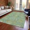 Homeroots 3' X 5' Sage And Gold Medallion Washable Indoor Outdoor Area Rug 616574 - alternate 2