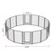 Wrightmaster 39.37" High 16-Panel Heavy Duty Metal Playpen with Door, Convertible Indoor/Outdoor Pet Exercise ZR-147611 - alternate 2