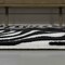 Jonathan Y Maribo High-Low Abstract Groovy Striped Black/White 2 ft. x 8 ft. Runner Rug SCN103F-28 - alternate 2