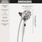 Delta SureDock 6-Spray 1.75 GPM Magnetic Hand Shower Chrome 75689 - alternate 3