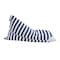 Homeroots 35" Navy Blue And White Fabric Striped Bean Bag Cover 546271 - alternate 1