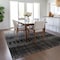Homeroots 9' X 12' Black Ivory And Gray Ombre Washable Indoor Outdoor Area Rug 602825 - alternate 3