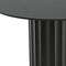 Homeroots 52" Black Solid Wood Pedestal Base Round Top Dining Table 721040 - alternate 2