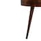 Homeroots 21" Brown Solid Wood Round One Drawer Nightstand 651556 - alternate 4