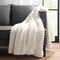 Arkwright Home Aston & Arden CottonTail Faux Fur Throw 50x70 Ivory - 1 Blanket P-TH-FF-5070-IV - alternate 3