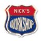 Signmission Nick's Workshop, 12 inch X 12 inch, Plastic Sign, 2PK SHI-P-2PACK-12-489-NICK - alternate 1