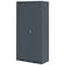 Sandusky Lee Combo Wardrobe Storage Cabinet, 72 in H, 36 in W, 24 in D, Recessed Pull, Keyed, Dark Gray EACR362472-02 - alternate 2