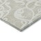 Homeroots 9' X 12' Beige And Ivory Damask Washable Indoor Outdoor Area Rug 614405 - alternate 3