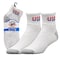 Railroad Sock Large Patriotic USA Quarter Socks, White, 3PK USA 10-13 Quarter - alternate 1