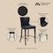 Manhattan Comfort Blair Barstool in Black, 3PK 3-BS023-BK - alternate 2