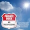 Signmission Private Dock Shield Sign No Trespassing, 6 inch X 6 inch, Plastic Sign, 2PK SHI-P-2PACK-6-434 - alternate 2