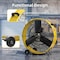 Edendirect Heavy Duty Industrial Blower Drum Fan, 30 in Blade Dia, 120V, 2,900/4,800 cfm IR-FAND30FDC - alternate 2