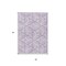 Homeroots 5' X 8' Lavender And Ivory Geometric Washable Indoor Outdoor Area Rug 613014 - alternate 2