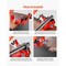 Vevor Screw Bench Chain Vise 1/2 to 8 inch Capacity Heavy Duty Chain Pipe Vise RG1204S8 - alternate 2