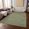 Homeroots 3' X 5' Olive Green And Beige Geometric Washable Indoor Outdoor Area Rug 596956 - alternate 2