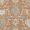 Homeroots 10' X 14' Copper Ivory And Gray Damask Washable Indoor Outdoor Area Rug 599411 - alternate 3