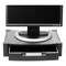 Mind Reader Monitor Stand Riser with Drawer, 17in x 13in x 3.75in, Black, Supports 22 lbs DRPLMONST-BLK - alternate 2