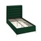 Homeroots Green Velvet Upholstered Full Bed Frame 544930 - alternate 2