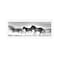 Homeroots Horses Rolling By White Framed Print Wall Art 529960 - alternate 2