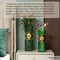Uniquewise Set of 2 Decorative Green Tall Glass Vase - Modern Minimalist Decor for Parties, and Special QI004735.GN.2 - alternate 2