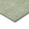 Homeroots 5' X 8' Sage And Ivory Geometric Washable Indoor Outdoor Area Rug 613531 - alternate 2