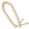 Newhouse Hardware 7 ft. Uncoiled/1.33 ft. Coiled Telephone Handset Cord with RJ9 (4P4C) Connectors, Ivory, 5PK HSC7-IV-05 - alternate 2