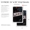 Signmission Pizza, Vinyl Decals Only 24 Inch x 36 Inch, Vinyl Decal, 2PK DSB-2436-2PACK-30416 - alternate 2