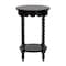 Baxton Studio Sally Nightstand with Bamboo Inspired Legs, Black 266-14638-ZORO - alternate 2
