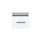 Homeroots 10" White Wood One Drawer Floating Nightstand 543700 - alternate 3