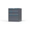 Strong Hold 3 drawer cabinet - (1x 7ft, 1x 8ft, 1x 12ft) - Blue accents - Keyed Alike S3036-PPAAS-0302FS - alternate 3