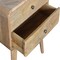 Homeroots 22" Brown Solid Wood Two Drawer Nightstand 701702 - alternate 3