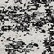 Homeroots 8' Black Gray And Ivory Round Abstract Washable Indoor Outdoor Area Rug 599462 - alternate 2