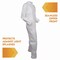 Kleenguard A30 Breathable Splash and Particle Protection Coveralls, 3X-Large, White, 21PK KCC 46006 - alternate 2