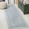 Jonathan Y Marvao Diamond Trellis Teal/Gray 2 ft. x 8 ft. Indoor/Outdoor Runner Rug SMB111A-28 - alternate 1