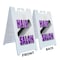 Signmission Hair Salon, A-Frame & 2 Decals Installed, Heavy-Duty Plastic Frame SBHD-D-2436-Hair Salon - alternate 2