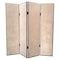 Homeroots 84" Beige Fabric Folding Four Panel Screen Room Divider 274722 - alternate 1
