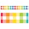 Creative Teaching Press Core Decor Rainbow Buffalo Check EZ Border, 48 Feet Per Pack, 3PK 10875 - alternate 2