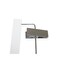 Nahanco 14in Low Gloss White Wooden Skirt/Pant Hanger, 100PK 21114RC - alternate 2