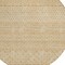 Homeroots 8' Gold And Ivory Round Chevron Washable Indoor Outdoor Area Rug 612258 - alternate 3