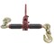 Mytee Products Chain Binder Ratchet Style 5/16 3/8in Gold Chromate Hooks 7,100# WLL w/ Open Body Design CBRS516X-EZ - alternate 2