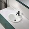 Anzzi Luna Series 19 in. Ceramic Drop-in Oval Bathroom Sink Basin in White LS-AZ923 - alternate 2