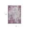 Homeroots 10' X 14' Plum And Ivory Abstract Washable Indoor Outdoor Area Rug 612363 - alternate 5