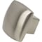 Designperfect 1-3/16 Overall Length Square Cabinet Knob, Brushed Satin Nickel DPA-S83KSNB - alternate 2