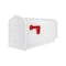 Solar Group Architectural Mailboxes Parsons Classic Plastic Post Mount White Mailbox PL10W0AM - alternate 1