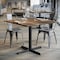 Flash Furniture Commercial 36" Natural HPL Tabletop with Black Table Height X Base ST-SQ36-NAT-T3030-GG - alternate 2