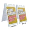Signmission Store Closing, A-Frame & 2 Decals Installed, Heavy-Duty Plastic Frame SBHD-D-2436-30424 - alternate 2