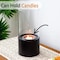 Edendirect 5 in. Tabletop Ventless Bioethanol Fireplace, Black Round Stainless Steel Burner Cup ZR-06-910 - alternate 2